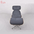 New Design Living Room Chair Leisure Fabric King Lounge Chair With Ottoman